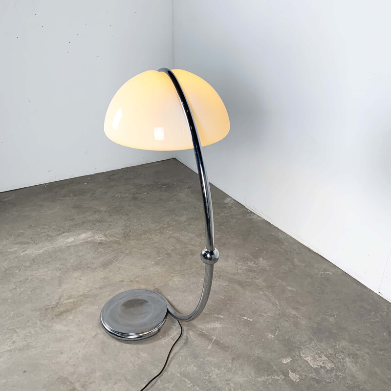 Vintage Serpente Floor Lamp by Elio Martinelli for Martinelli Luce, 1970
