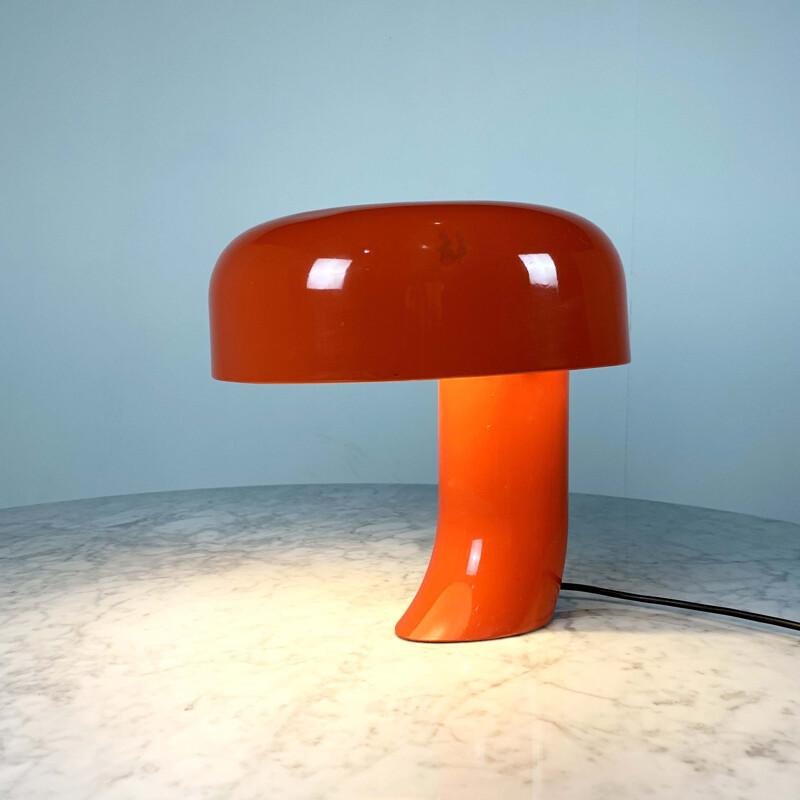 Vintage Model 615 Table Lamp by Elio Martinelli for Martinelli Luce, 1970