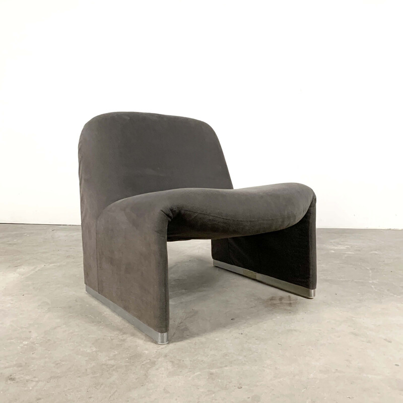 Vintage Grey Alky Lounge Chair by Giancarlo Piretti for Castelli, 1970