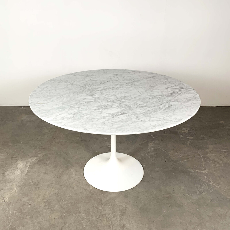 Vintage Marble Tulip Table by Eero Saarinen for Knoll, 1970