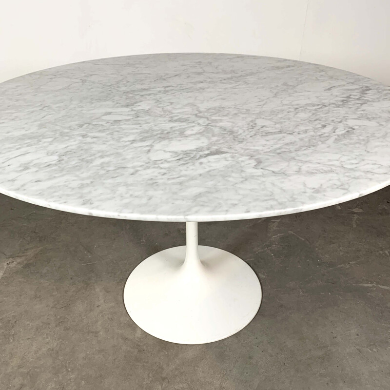 Vintage Marble Tulip Table by Eero Saarinen for Knoll, 1970