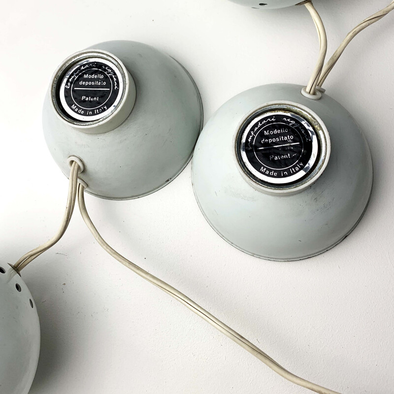 Vintage Magnetic Ball Table Lamps by Goffredo Reggiani, 1970