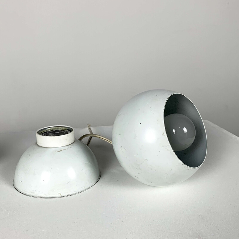 Lampes de table vintage à boules magnétiques de Goffredo Reggiani, 1970