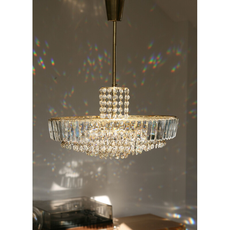 Vintage crystal chandelier, Austria