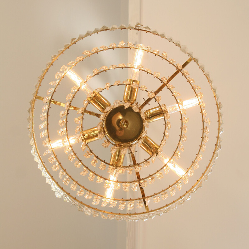 Lustre vintage en cristal, Autriche