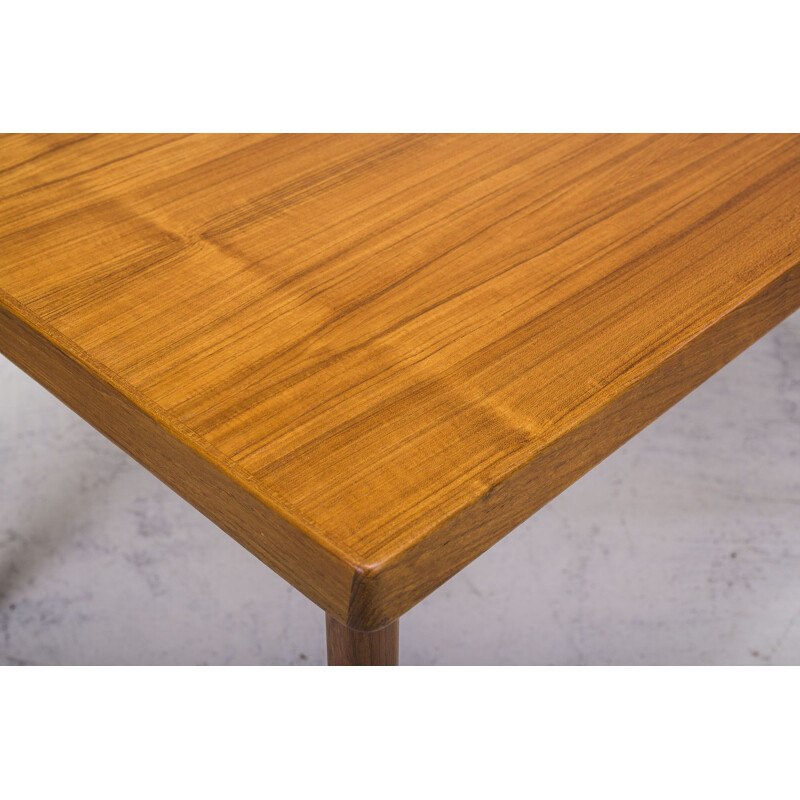 Vintage Teak Dining Table by Henning Kjærnulf for V & S, 1960s