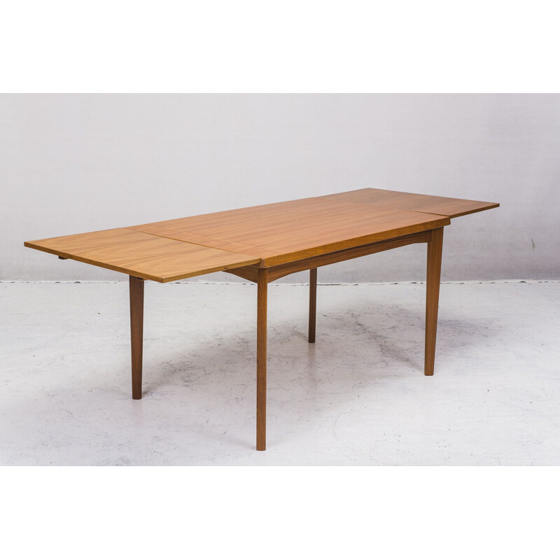 Vintage Teak Dining Table by Henning Kjærnulf for V & S, 1960s