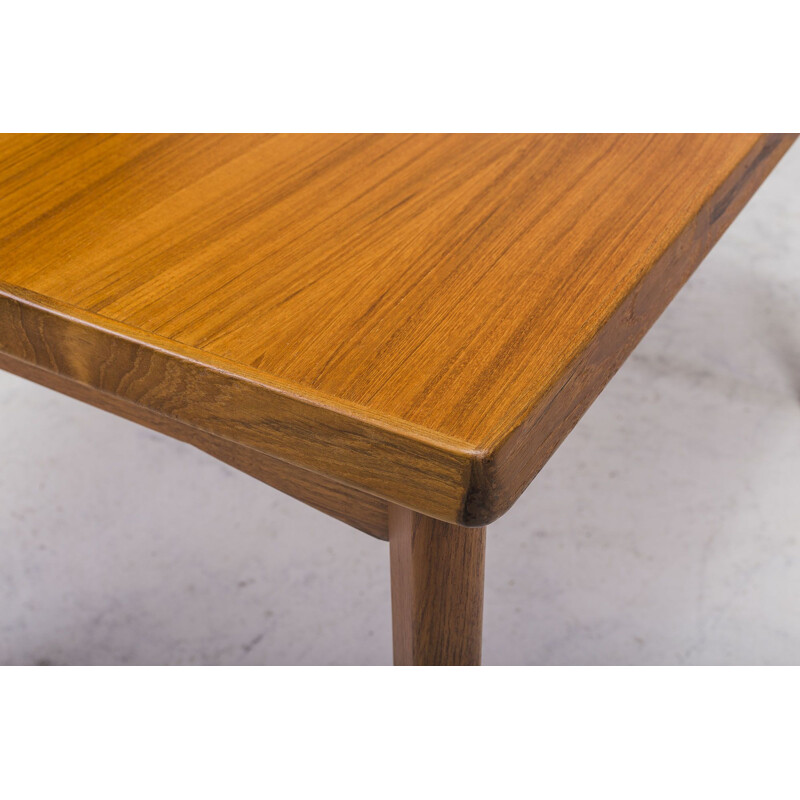 Vintage Teak Dining Table by Henning Kjærnulf for V & S, 1960s