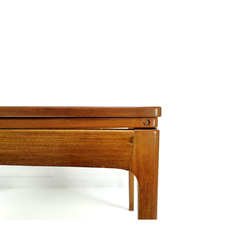 Vintage Teak Extending Dining Table, Denmark, 1960s