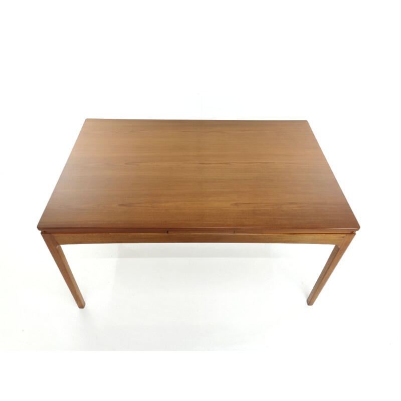 Vintage Teak Extending Dining Table, Denmark, 1960s