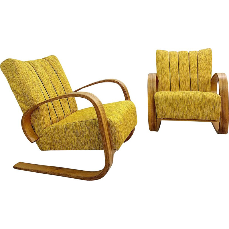 Pair of vintage armchairs by Miroslav Navratil 1930