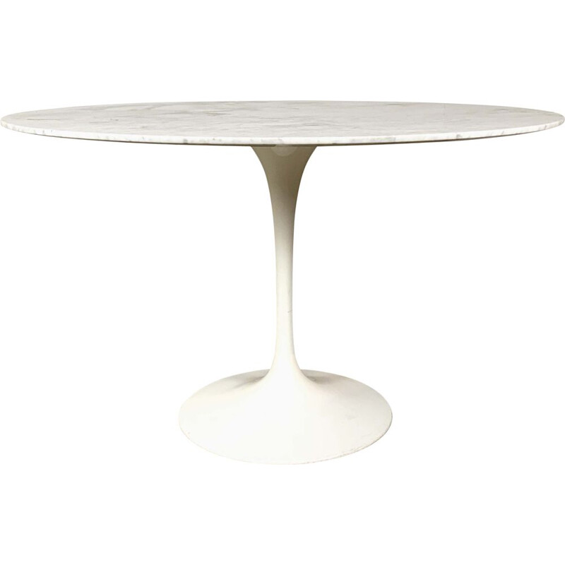 Vintage Marble Tulip Table by Eero Saarinen for Knoll, 1970