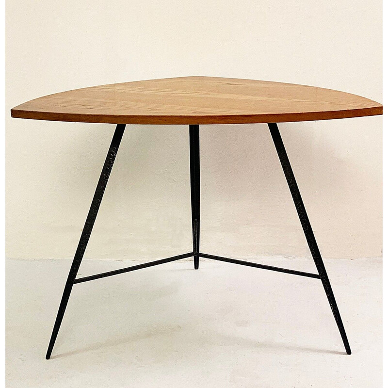 Vintage Tripod Coffee Table, Italy, 1960s