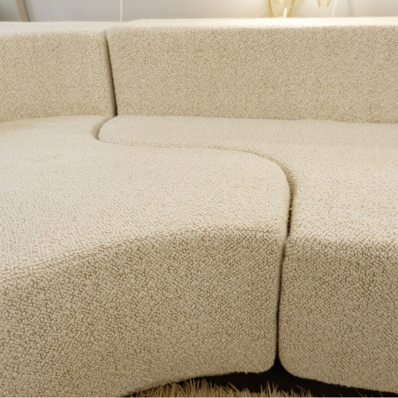 Vintage Sofa Lara par Roberto Pamio, Noti Massari, et Renato Toso pour Stilwood, 1960s 									