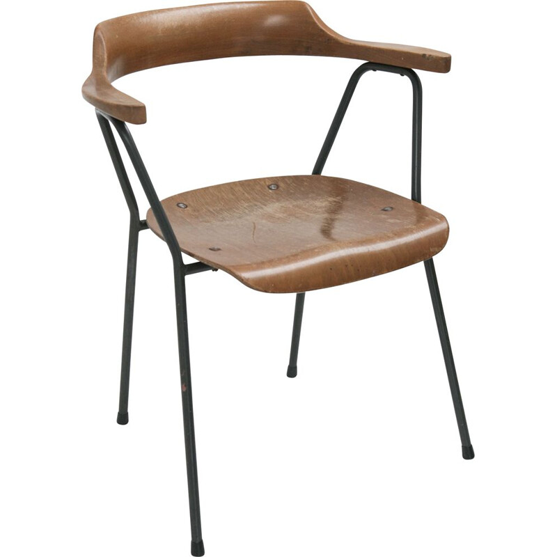 Chaise à repas vintage vintage modèle 4455 de Niko Kralj pour Stol Kamnik