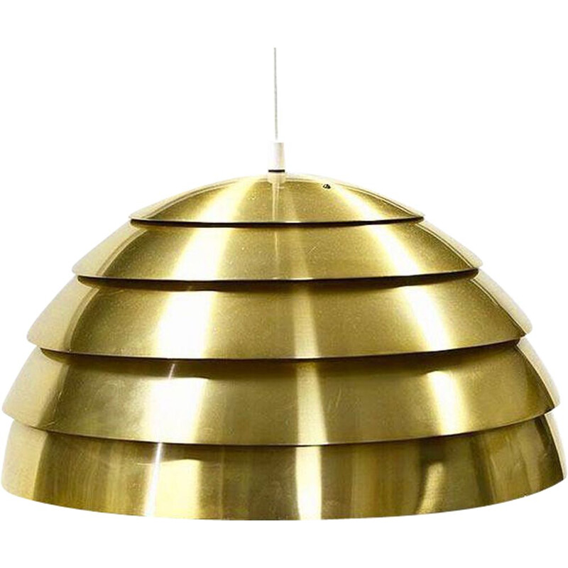 Vintage T325450 brass pendant lamp by Hans Agne Jakobsson, 1960s