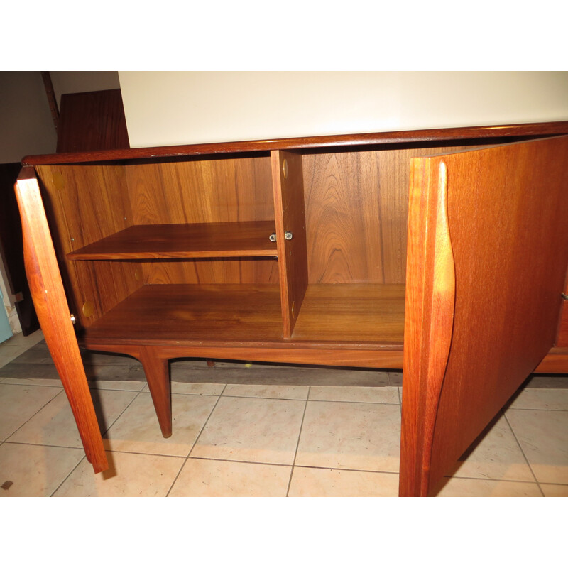 Large vintage Scandinavian teak sideboard