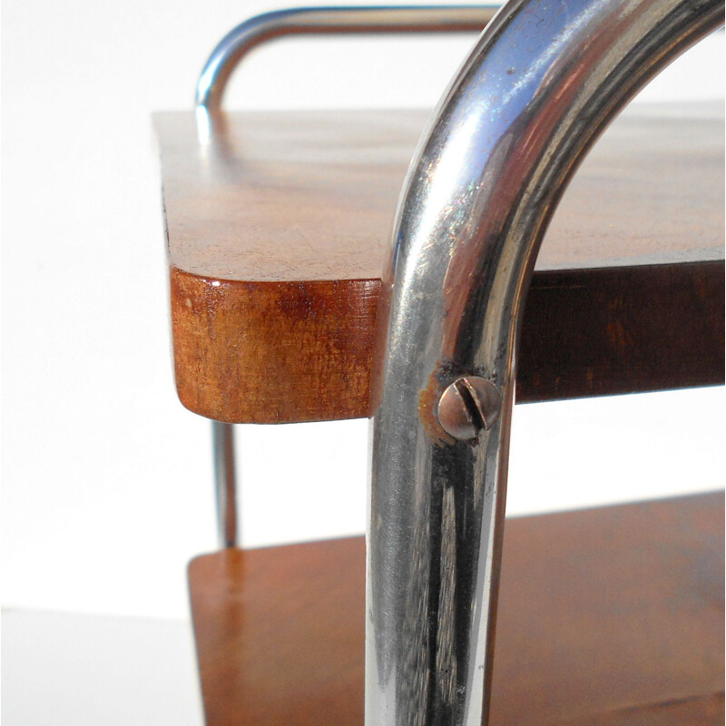 Petite table moderniste italienne Bauhaus,1930