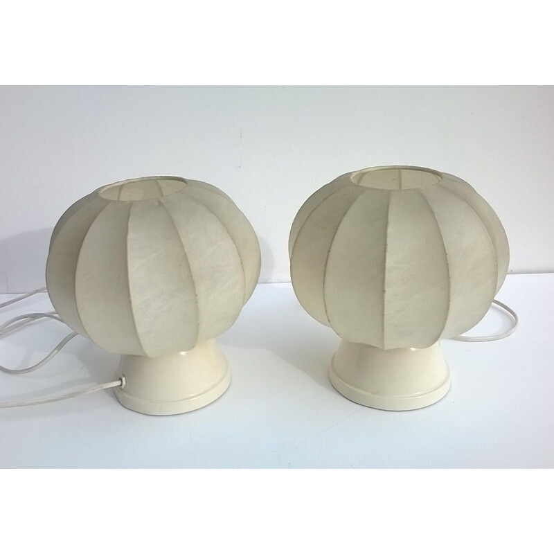 Pair of table lamps by Castiglioni Brothers for Licht Studio, Merano, 1960