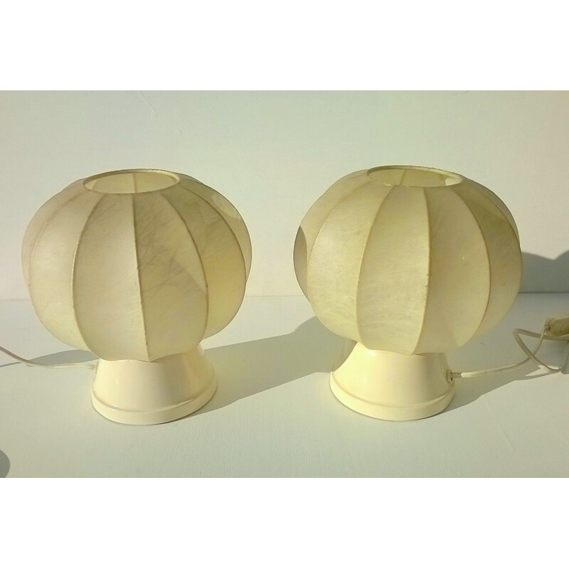Pair of table lamps by Castiglioni Brothers for Licht Studio, Merano, 1960