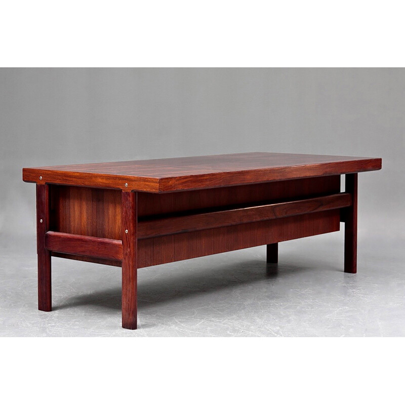 Large Scandinavian Sibast desk in rosewood, Arne VODDER - 1960s