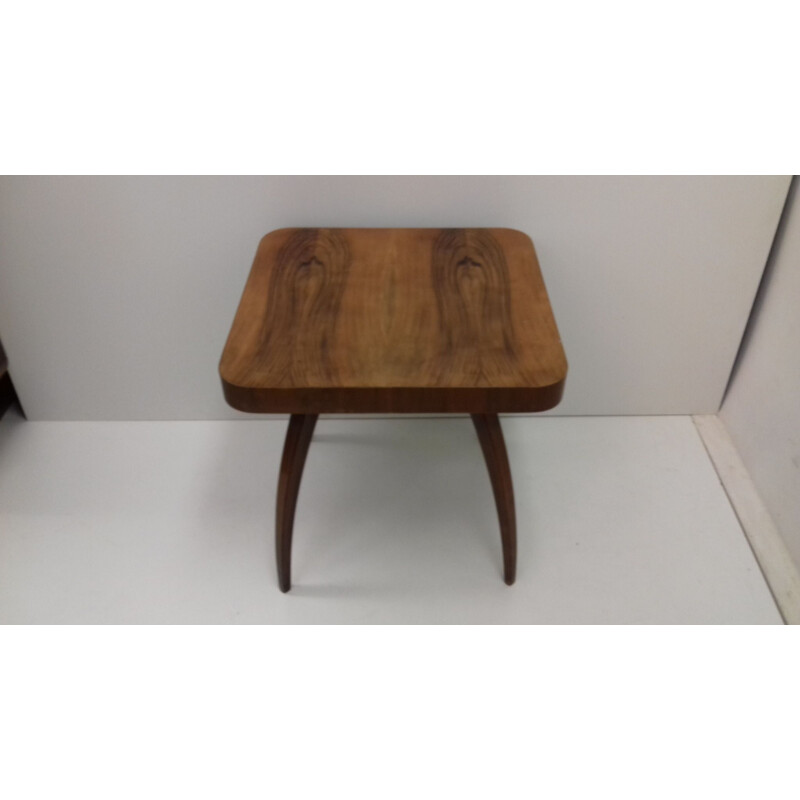 Vintage beuken "spider" salontafel van Jindřich Halabala voor Up Závody, Tsjecho-Slowakije 1930