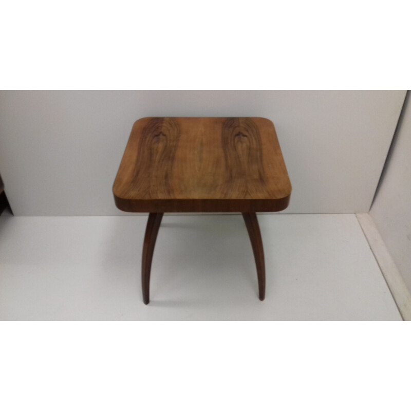 Vintage "spider" beech coffee table by Jindřich Halabala for Up Závody, Czechoslovakia 1930