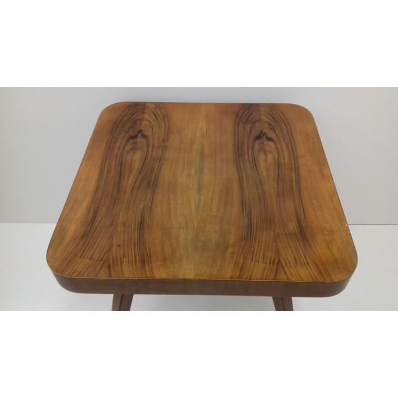 Vintage "spider" beech coffee table by Jindřich Halabala for Up Závody, Czechoslovakia 1930