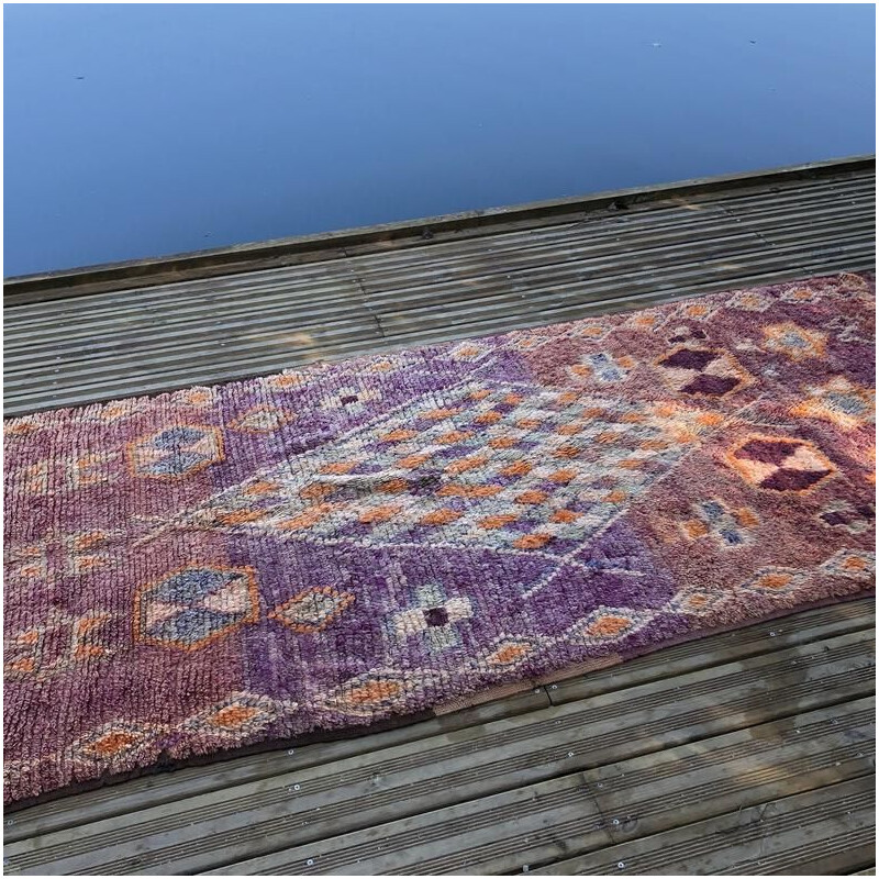 Tapis vintage berbere boujaad - 135x285 cm