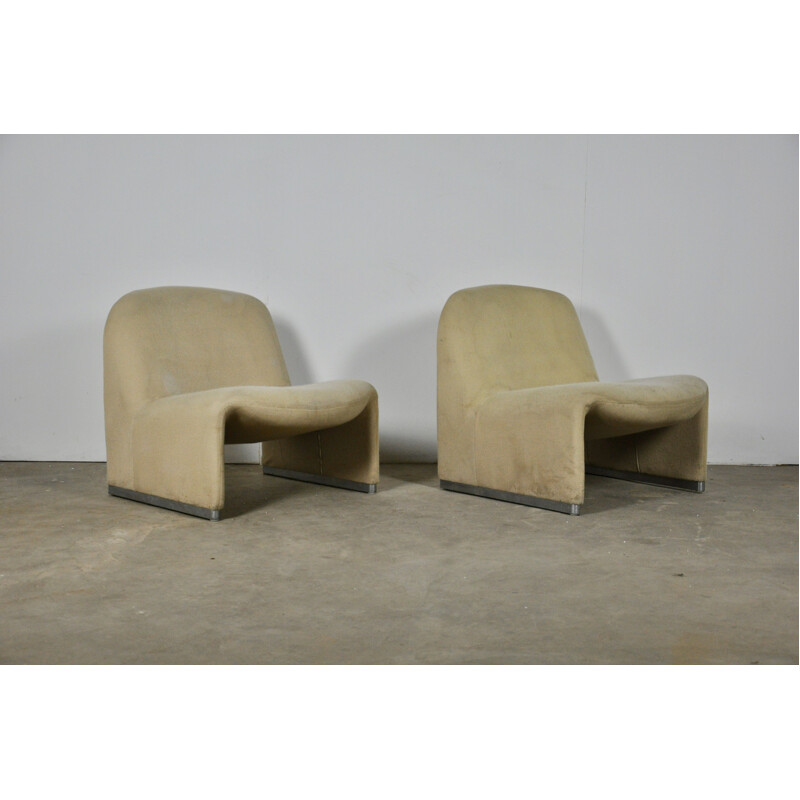 Pair of vintage Alky armchairs by Giancarlo Piretti for Anonima Castelli, 1970