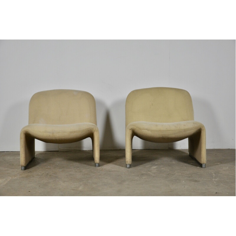 Pair of vintage Alky armchairs by Giancarlo Piretti for Anonima Castelli, 1970