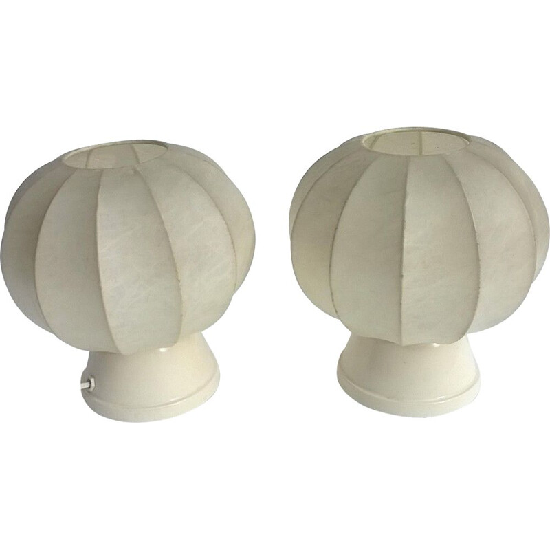 Pair of table lamps by Castiglioni Brothers for Licht Studio, Merano, 1960