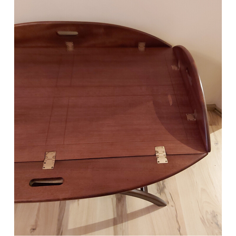 Teak vintage side table, 1980s