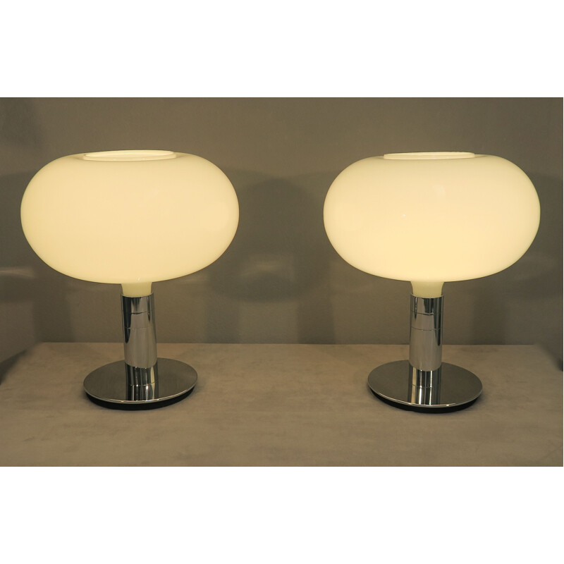 Pair of vintage lamps AM1N by Franco Albini, 1970s