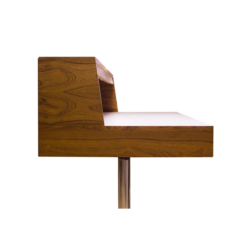 Vintage desk in rosewood and formica, 1970s