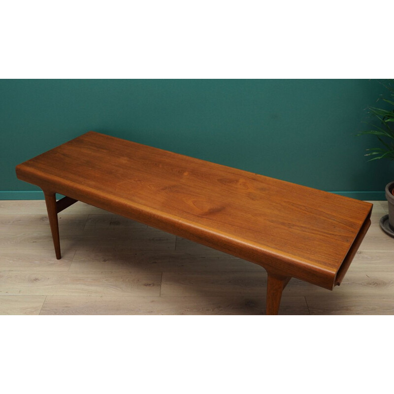 Vintage dining table extendable by Johannes Andersen, 1960-70s