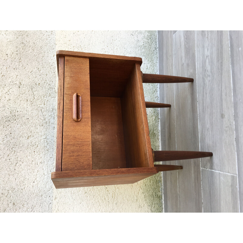 Vintage scandinavian bedside table