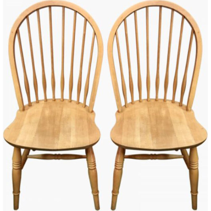 Pair of scandinavian vintage chairs, 1980