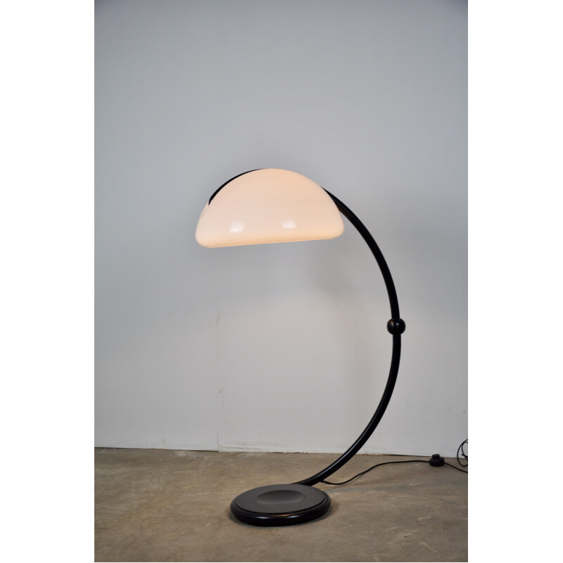 Vintage floor lamp Serpente by Elio Martinelli for Martinelli Luce, 1960