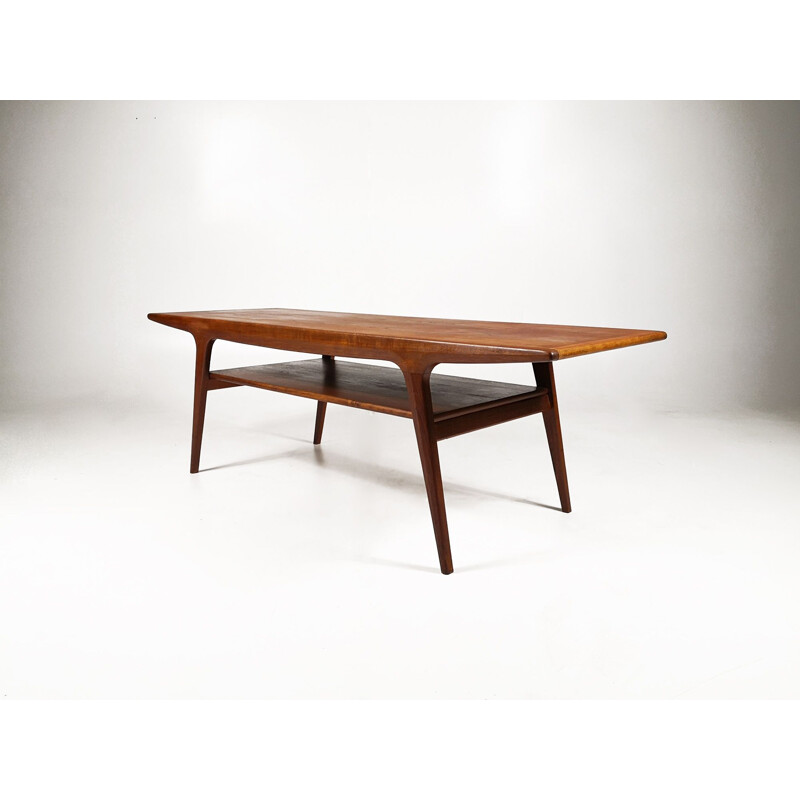 1950's Danish vintage teak coffee table