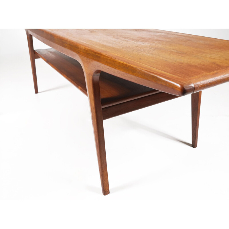 1950's Danish vintage teak coffee table