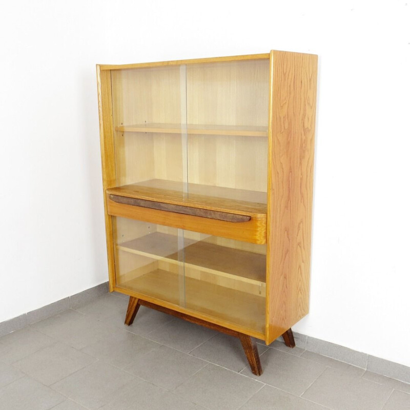 Vintage bookcase, Czechoslovakia, 1960