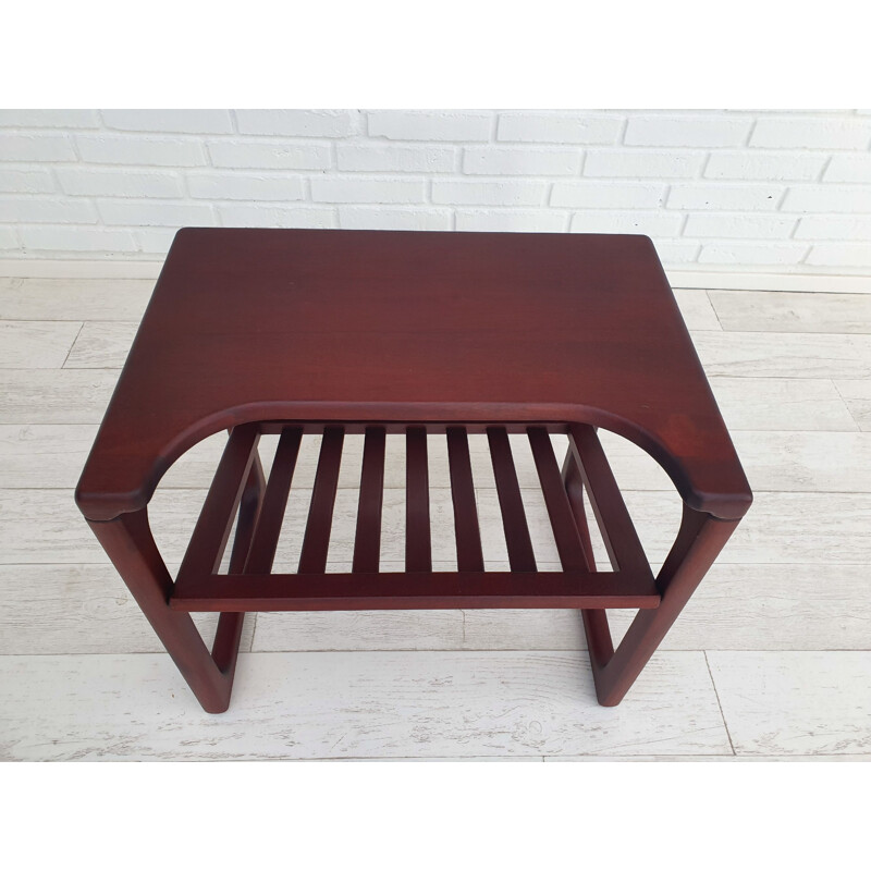 Vintage side table, solid teak wood, 1970