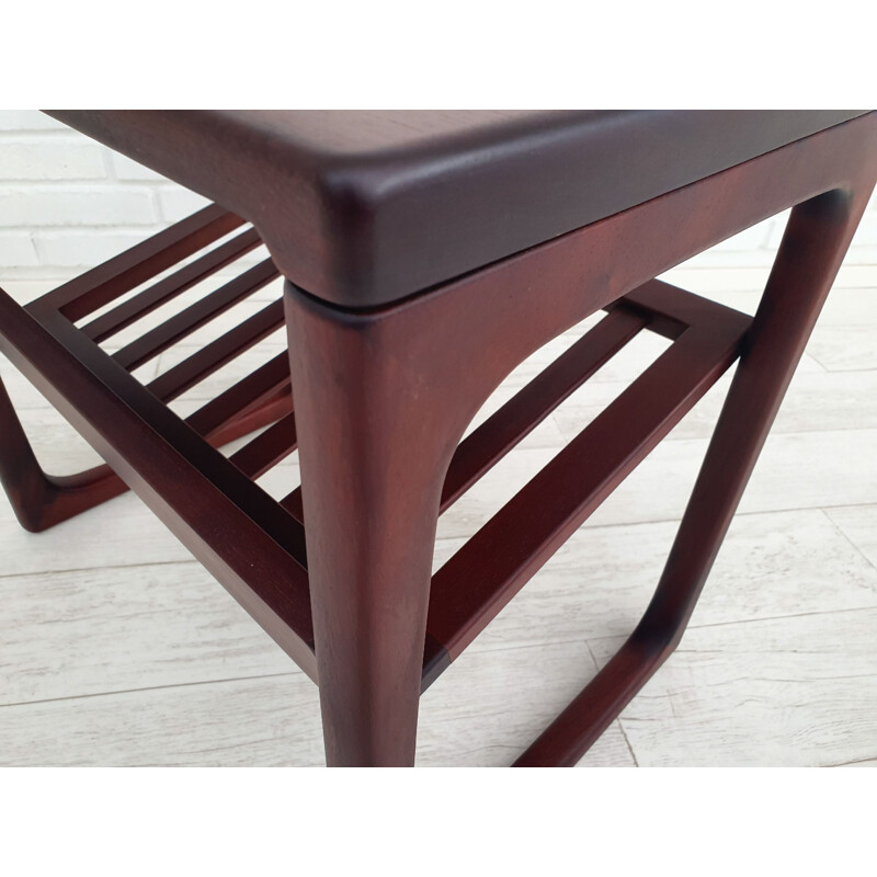 Vintage side table, solid teak wood, 1970