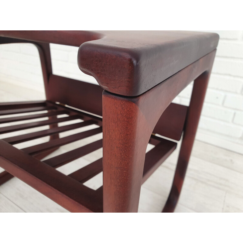 Vintage side table, solid teak wood, 1970