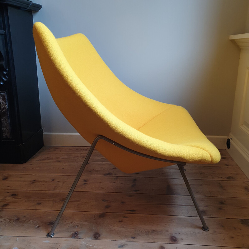 Vintage Oyster Chair with Ottoman by Pierre Paulin for Artifort, 1965