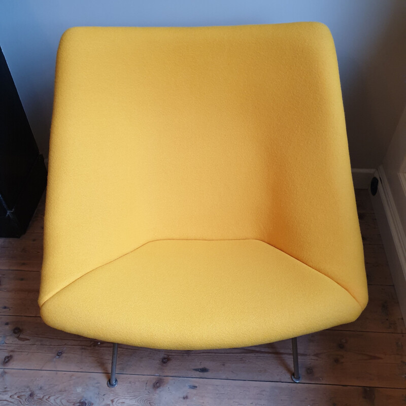 Vintage Oyster Chair with Ottoman by Pierre Paulin for Artifort, 1965