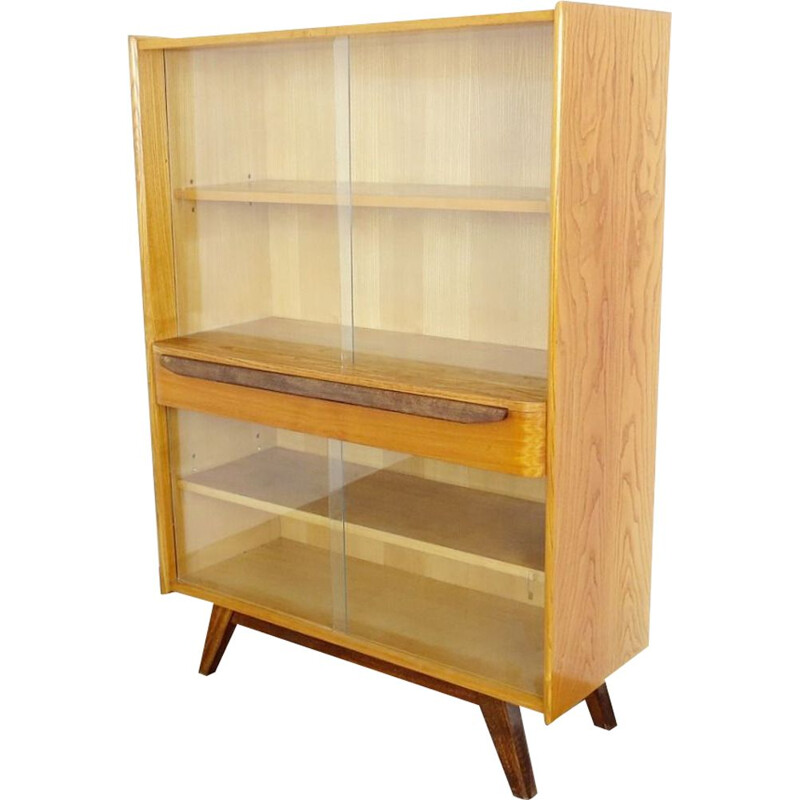 Vintage bookcase, Czechoslovakia, 1960