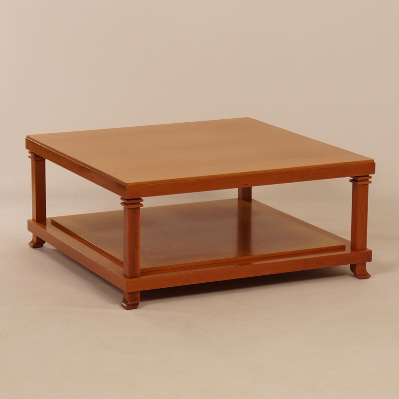 Vintage coffee table Robie 2 by Frank Lloyd Wright for Cassina 1986