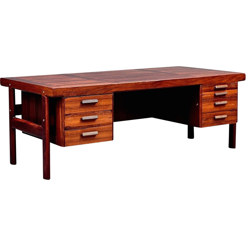 Large Scandinavian Sibast desk in rosewood, Arne VODDER - 1960s